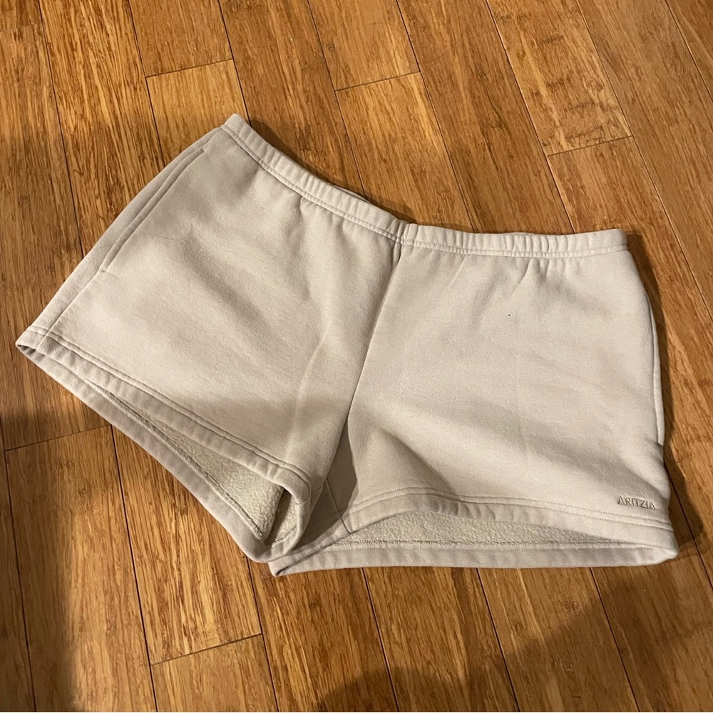 Aritzia Cozy Fleece Boyfriend Lo-Rise Mini Short